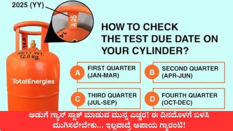ಅಡುಗೆ ಗ್ಯಾಸ್ ಸ್ಟಾಕ್ ಮಾಡುವ ಮುನ್ನ ಎಚ್ಚರ!