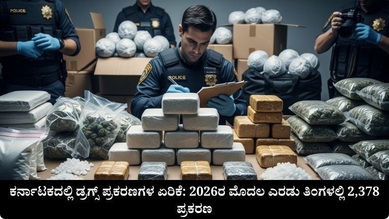 ಕರ್ನಾಟಕದಲ್ಲಿ ಡ್ರಗ್ಸ್ ಪ್ರಕರಣಗಳ ಏರಿಕೆ